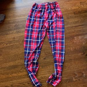 these are joggers but look like pj pants they are soft and have never been worn